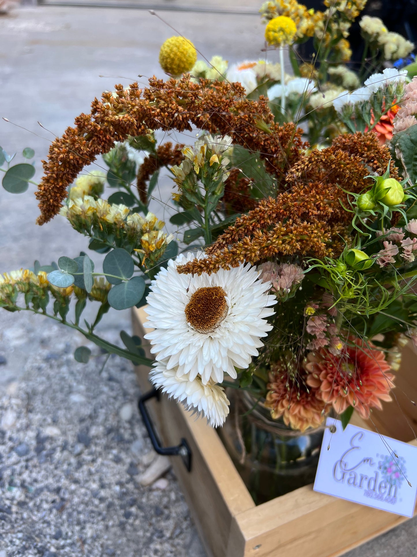 Regular Mason Jar Bouquet